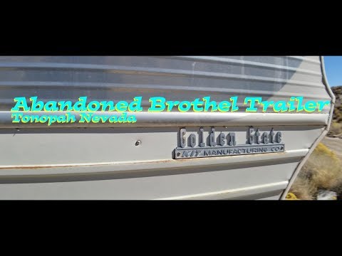 Abandoned Brothel Trailer in Tonopah Nevada