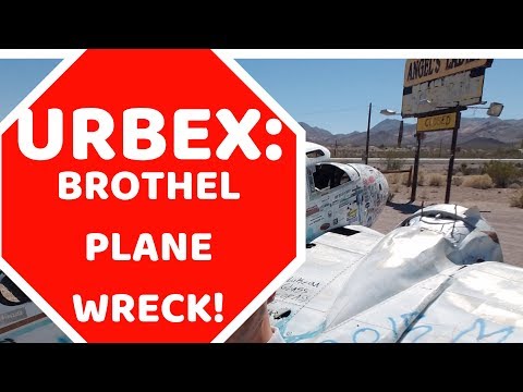 Abandoned Plane At Abandoned Nevada Brothel Urbex