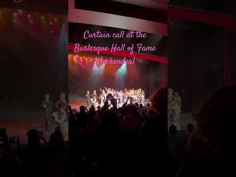 Burlesque Hall of Fame Weekender! Thursday night curtain call! #bhof #burlesque