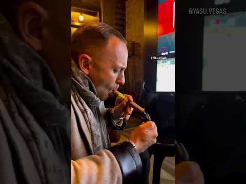 Cigar Bar in Las Vegas is nice π #Shorts