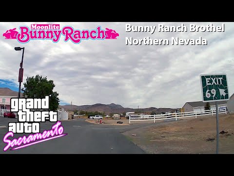 Dashcam: Driving up to the Bunny Ranch Brothel, Nevada
