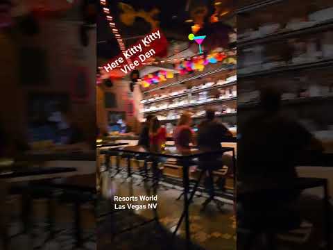 Here Kitty Kitty Vice Den / Resorts World Las Vegas NV #speakeasy #shorts