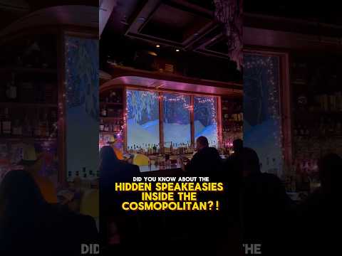 LAS VEGAS SECRETS 🤫 #lasvegas #speakeasy #hidden #cosmopolitan