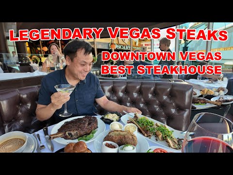 Legendary Steakhouse in Downtown Las Vegas! Classic Steak Feast at the Iconic Oscar's Steakhouse