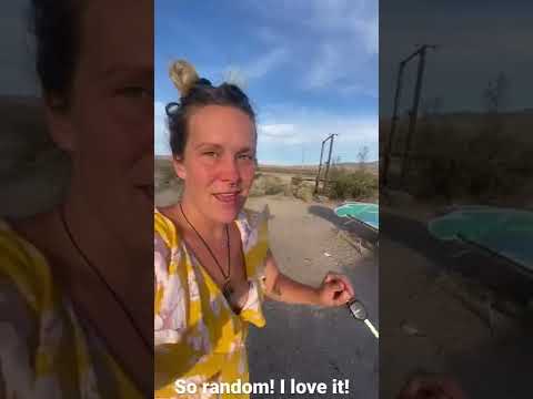 RANDOM STUFF – ABANDONED GRAFFITI AIRPLANE next to AN OLD BROTHEL in NEVADA