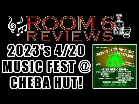 ROOM 6 REVIEWS #193 – 4/20 2023 @ CHEBA HUT! [LIVE SHOW REVIEW]
