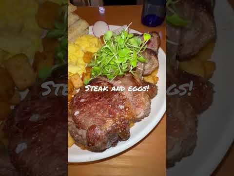 The best steak and eggs in Las Vegas! #food #short #foodie #shorts #shortvideo #shortsvideo 