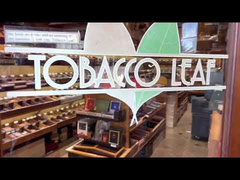 Tobacco Leaf Cigar Lounge & Humidor Tour Summerlin Las Vegas