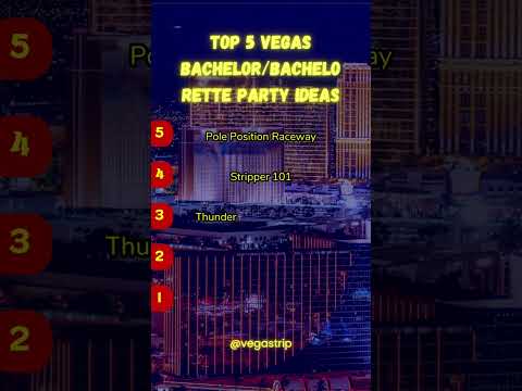 Top5 Vegas Bachelor Party Ideas