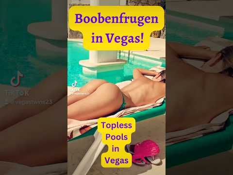 Topless Pools:  European Pools in Vegas #vegas #lasvegas #shorts #shortsvideo