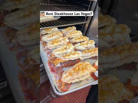 Trying the most famous steakhouse in Las Vegas Pt.1📍Golden Steer #vegas #steakhouse #steak #lobster