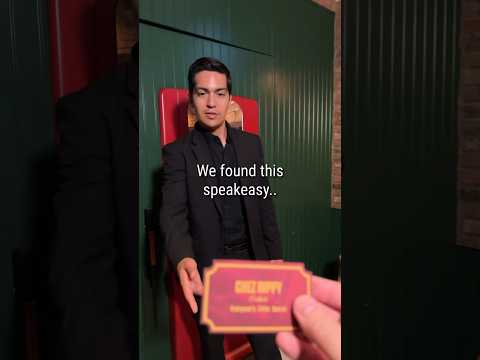 We found this Vegas speakeasy at MGM by Luchini restaurant. #vegas #speakeasy #mgm