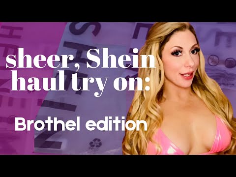 What I'd wear to work in a legal, nevada brothel/a shein haul try on!