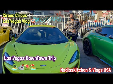 Circus Circus Las Vegas Tour | Downtown Las Vegas Exotic Cars | Exploring Las Vegas |