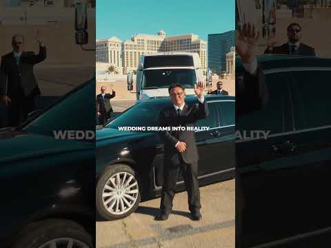 Destination Wedding | Vegas VIP Limo #shorts