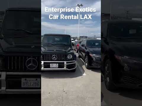 Enterprise Exotic Car Rental LAX Porsche Mercedes AMG Range Rover BMW Maserati Los Angeles Airport