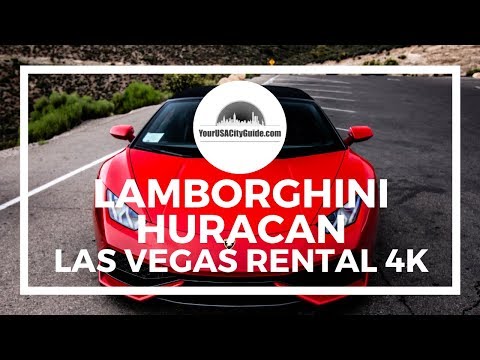 Exotic Car Rental in Las Vegas 4K – We took a Lamborghini Huracan Out into the Las Vegas Desert