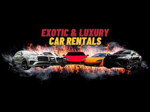 EXOTIC car rental in Los Angeles & Las Vegas ‼️