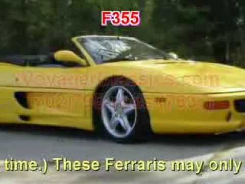 Exotic Rental Car Ferrari F355 Spyder in Las Vegas, Nevada