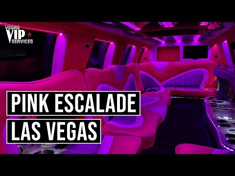 👉 Pink Escalade Limo Las Vegas from Vegas VIP Services