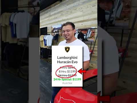 His Exotic Cars Rent Multiple Times Per Day!
