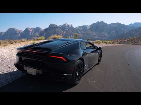 Lamborghini Huracan – Las Vegas Red Rock Canyon – Exotic luxury car rental 4k DJI Mavic Pro Drone