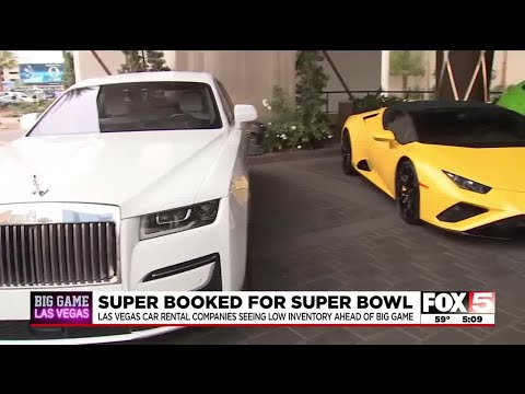 Las Vegas car rental companies prepare to sell out Super Bowl weekend