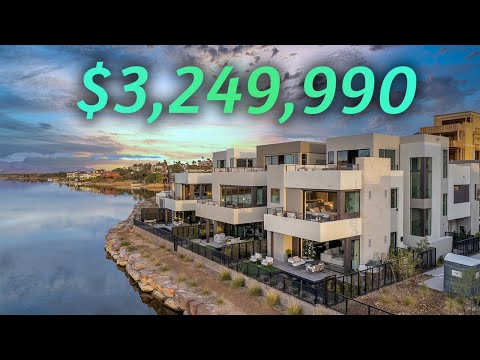 Las Vegas LAKEFRONT SECRETS! Blue Heron's LUXURY ROOFTOP Mansion Exposed