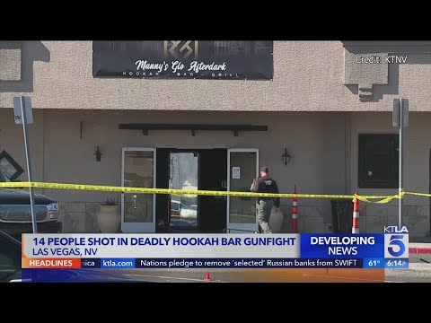 14 shot at Las Vegas hookah bar