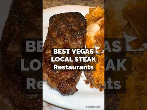 Best LOCAL STEAK RESTAURANTS in VEGAS #vegas #vegasfood #travelfood #casinos #shortstravel #steak