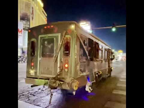Halloween Horror Party Bus | Only in Vegas | Halloween #shorts