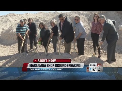 Las Vegas Paiute tribe breaks ground on medical marijuana dispensary