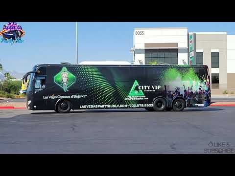 Las Vegas Party Bus out and about in The Las Vegas Valley. The Best Party Bus in Las Vegas!!!