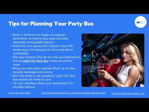 Why a Party Bus Rental is Perfect for Your Las Vegas Trip?