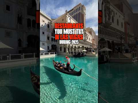 6 Restaurants You Must Try in Las Vegas During 2025 #vegas #lasvegas