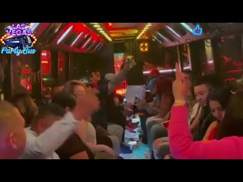 Get from point to point in Style and Fun with DJ & Bartender with Las Vegas Party Bus