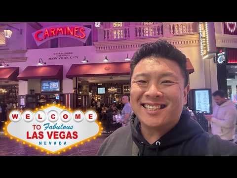 I Ordered the WORLD'S LARGEST Pasta at Carmine's Las Vegas! (Huge Food Review)
