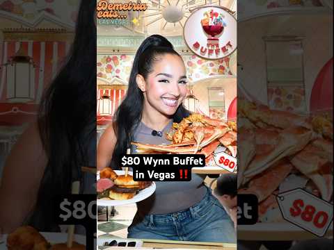 Is the $80 Wynn Buffet WORTH IT⁉️ #foodie #shorts #foodreview #vegas