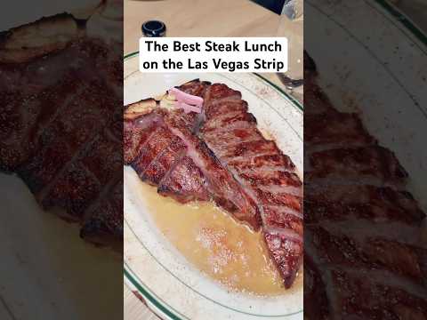 The BEST Lunch on the Las Vegas Strip #vegas #steakhouse