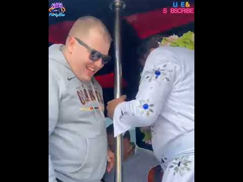 You never know who you may run into on a Las Vegas Party Bus.