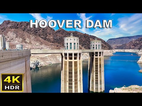 (4K HDR) Hoover Dam Narrated Walking Tour – 2023