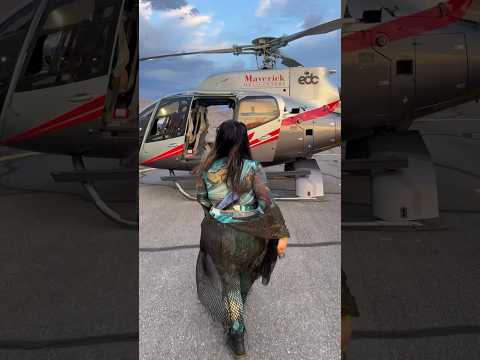 $950 PP round trip Helicopter 🚁 ride to EDC✨ #lasvegas #travel #edc