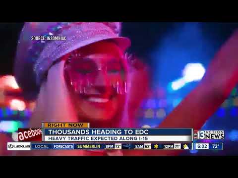 Concertgoers have transportation options over EDC weekend
