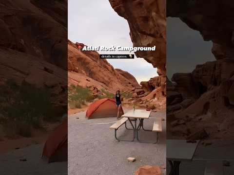 Desert camping anyone? 🏕️ #camping #adventuretravel #lasvegas #nevada #valleyoffire