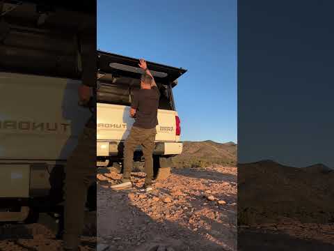 Drive up to the mountain for sunset | Las Vegas  #overlanding #sunsetphotography  #sunsetpainting