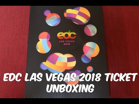 EDC Las Vegas 2018 Ticket Unboxing With Premier Shuttle Passes