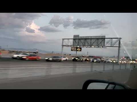 EDC Traffic I-15 Miles & Miles of Cars Waiting To Enter Electric Daisy Carnival 2023