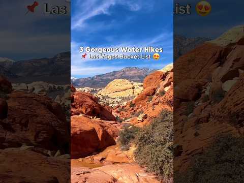 Epic Water Hikes 35 mins from LAS VEGAS #lasvegas #lasvegasnevada #hikingadventures #travelnevada
