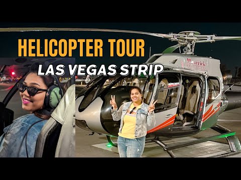 🚀Flying 🚁over LAS VEGAS STRIP AT NIGHT 🤩| Ultimate Helicopter Ride with MAVERICK HELICOPTERS 🚁