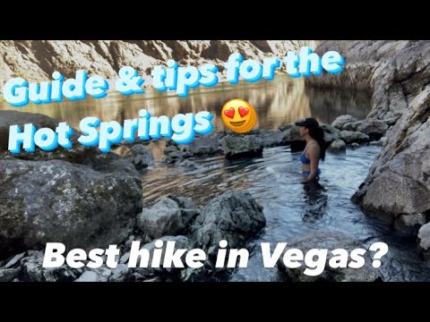 HIKING TO THE ONLY HOT SPRINGS IN VEGAS || Goldstrike Canyon Hike (Tips you need before going)